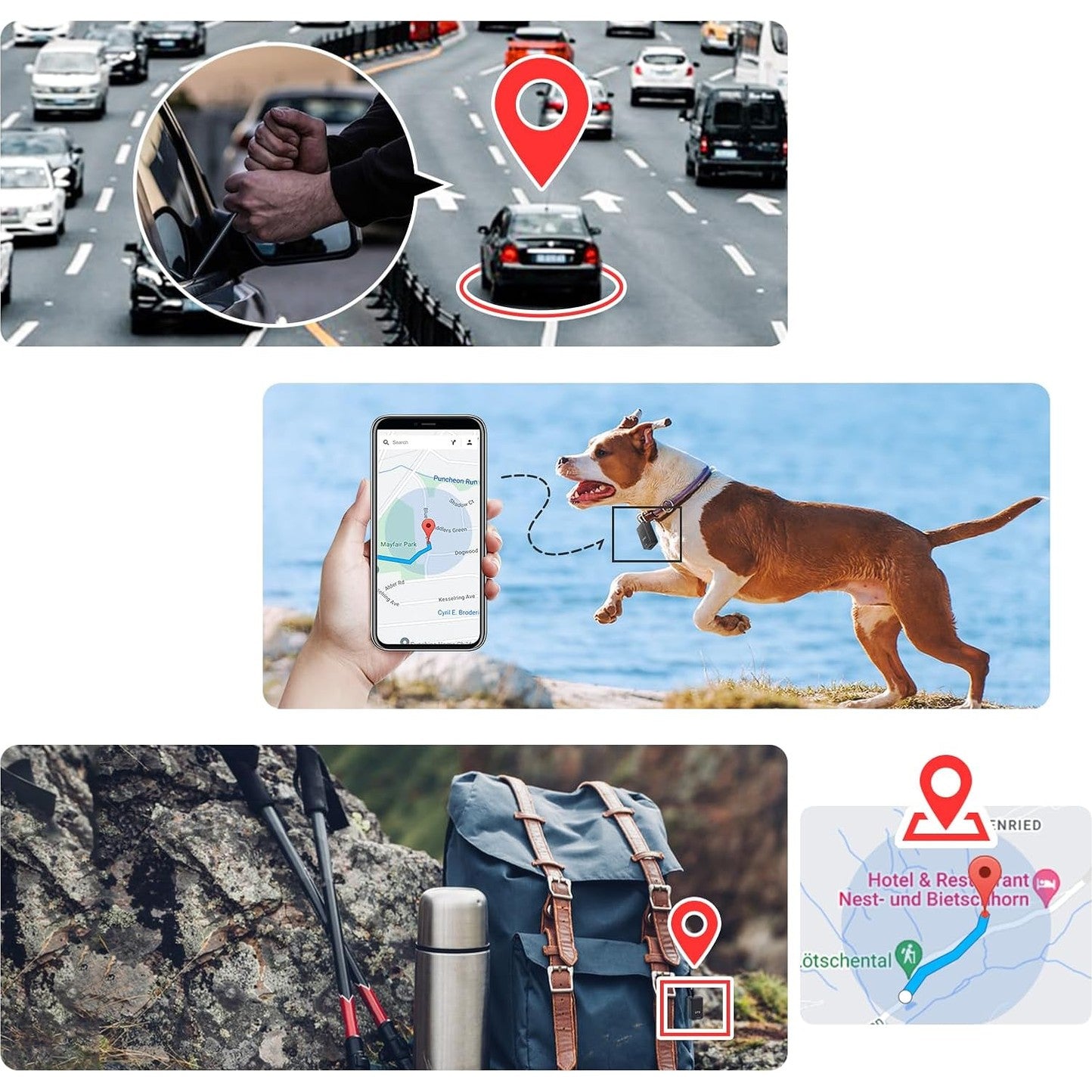 GPS-Tracker Mini Magnetischer Auto-Locator