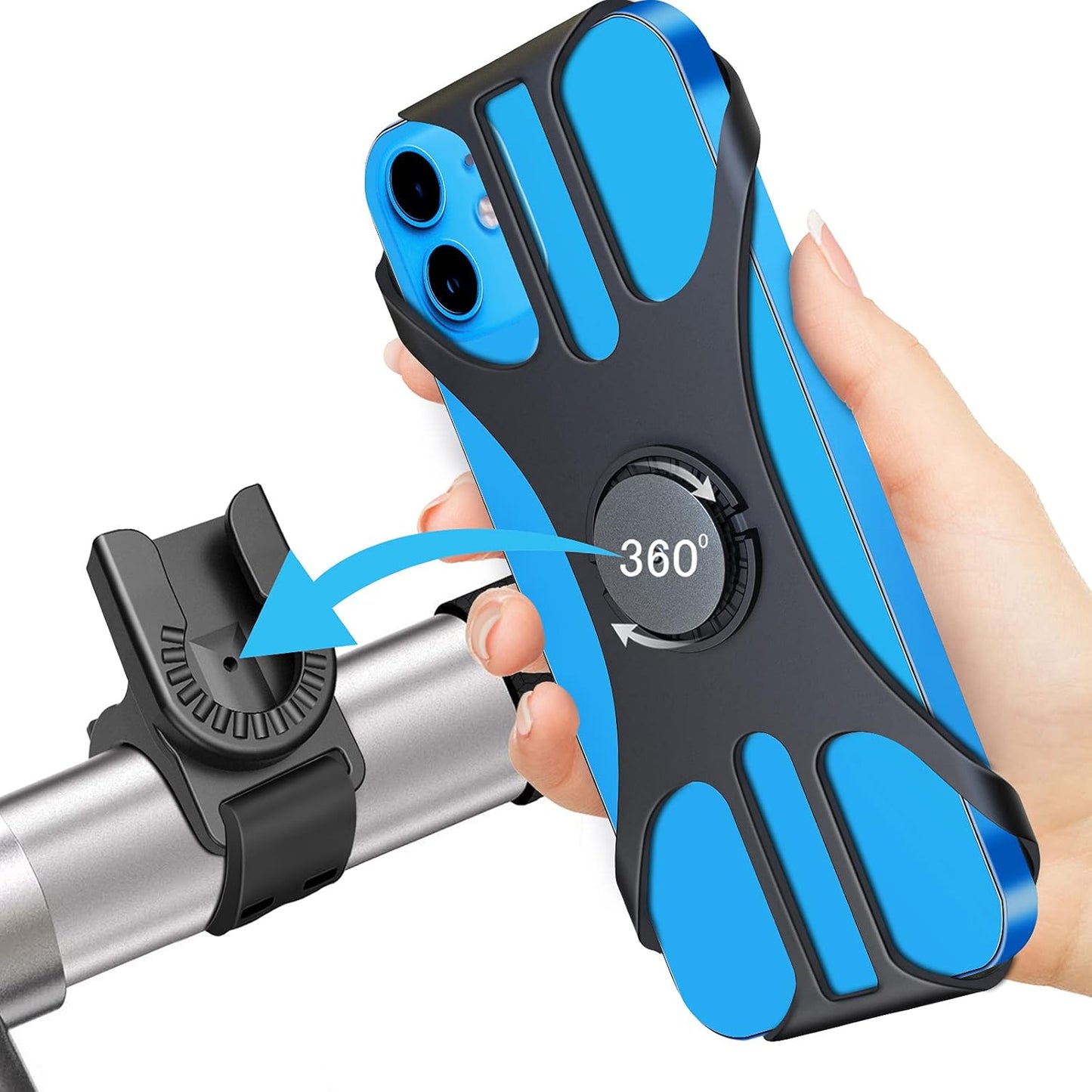 Fahrrad Handyhalterung 360° drehbar abnehmbar | Brehn