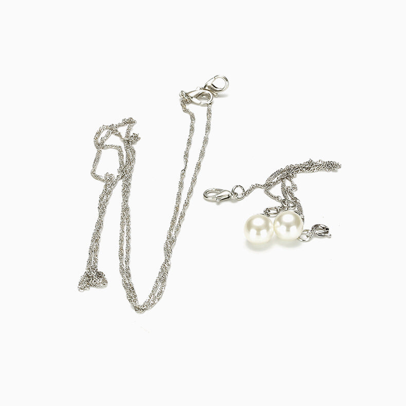 Elegante Halskette mit Perlenanhängern Brehn