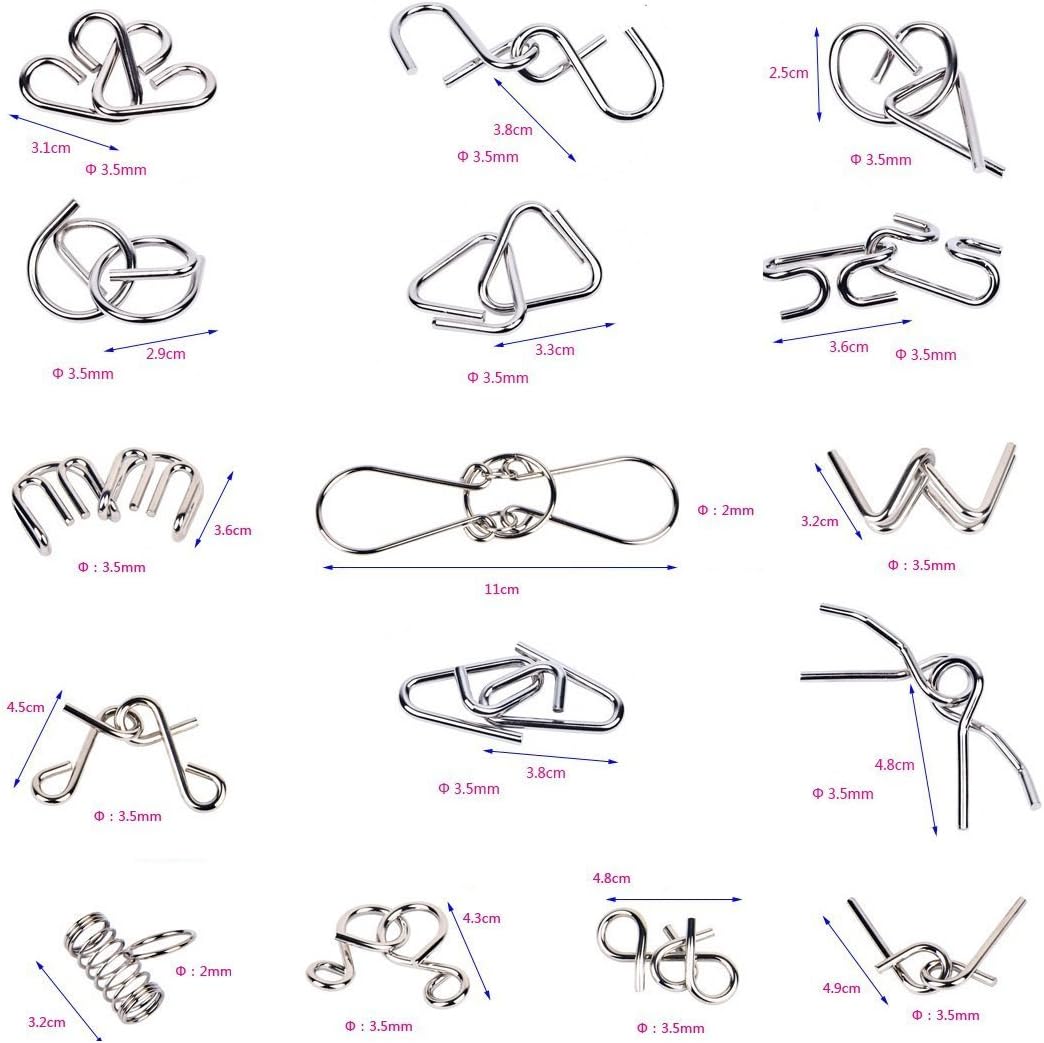 Brehn | Metall-Puzzle-Ring-Set