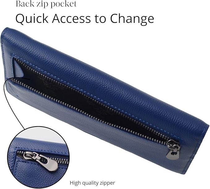 Ultra-dünnes RFID Leder Wallet Brehn