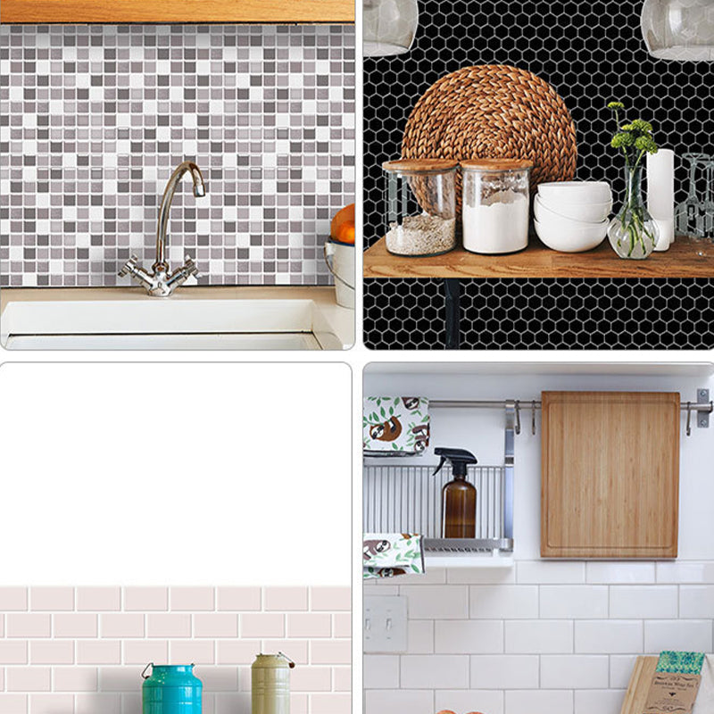 Kunststoff Peel & Stick Mosaikfliese Wasserfeste Peel & Stick Mosaikfliese mit quadratischer Form