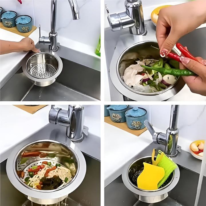 Abflusssieb – Praktisches Küchenzubehör | Verhindert Verstopfungen | Brehn