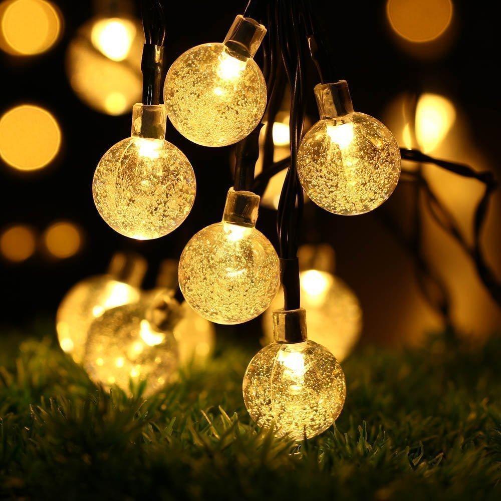 Solarbetriebene Kristallkugel Lichterkette | Brehn