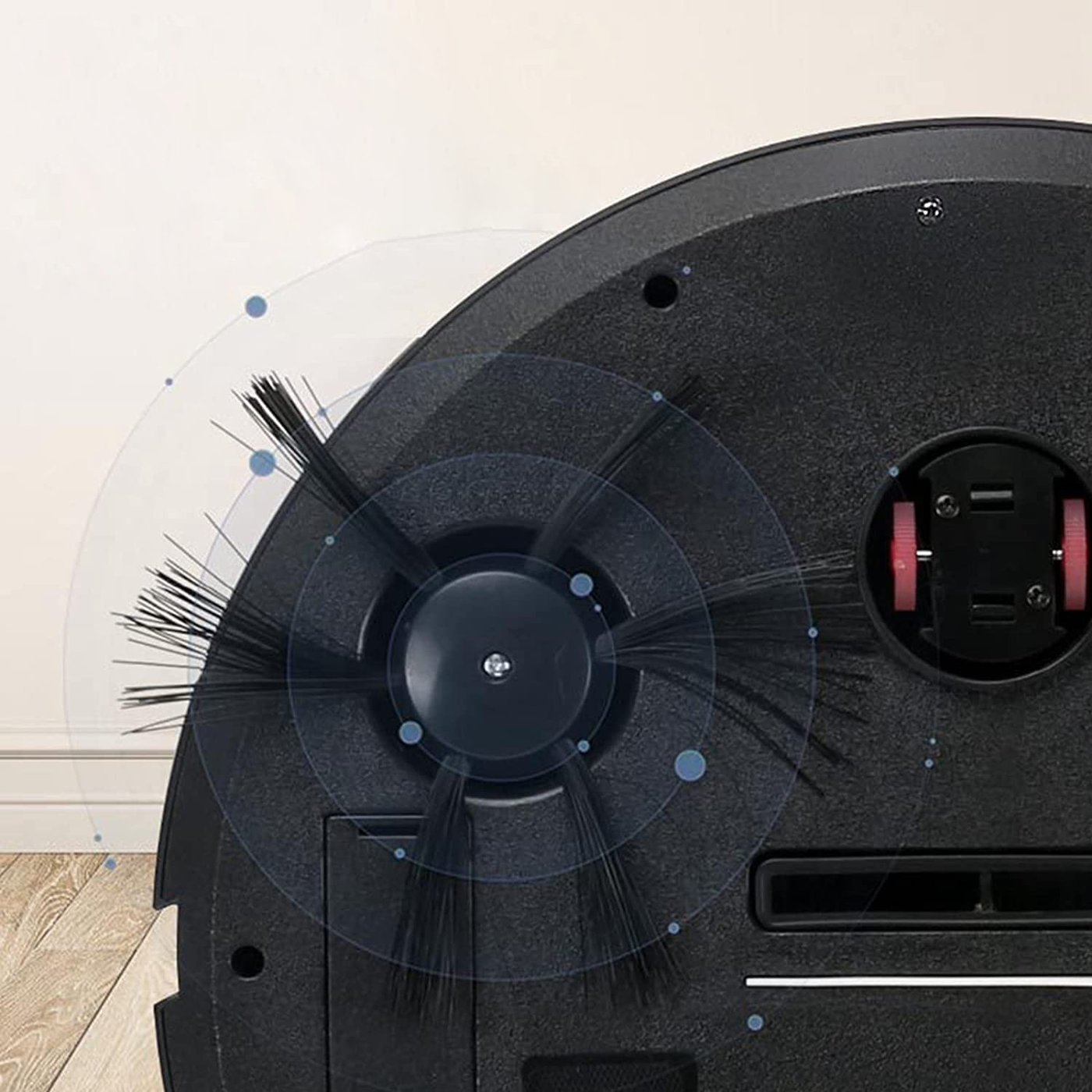 Brehn | Cleanoro S6 Robotstaubsauger | Kompakt & Intelligent | Für Tierhaare, Harte Böden & Teppiche | 2h Laufzeit