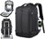 40L erweiterbarer wasserdichter Reiserrucksack mit USB-Anschluss & 17” Laptopfach – AirVoyage | Brehn