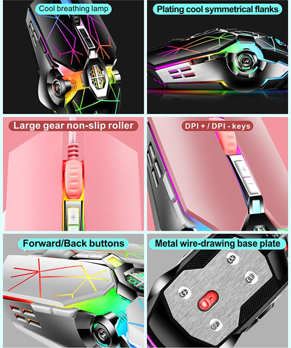 Mechanische Gaming-Tastatur mit 87 Tasten, RGB-Hintergrundbeleuchtung und blauen Schaltern