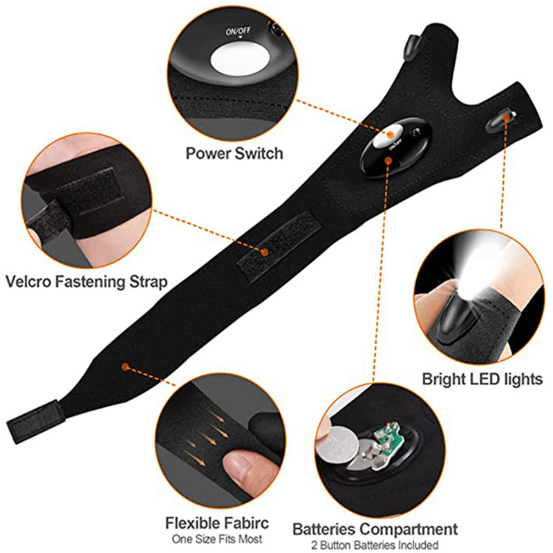 Bequeme LED-Handschuhe mit wasserdichten Lichtern | Brehn