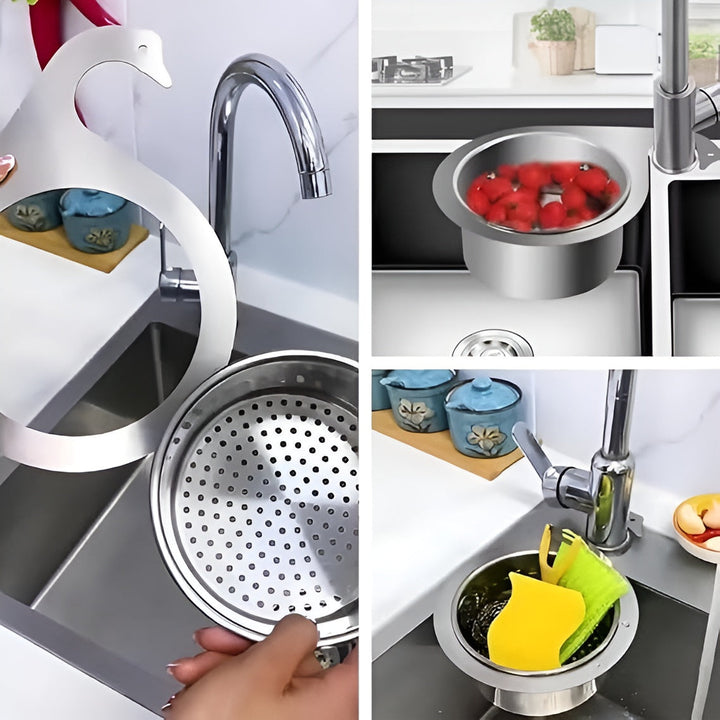 Abflusssieb – Praktisches Küchenzubehör | Verhindert Verstopfungen | Brehn
