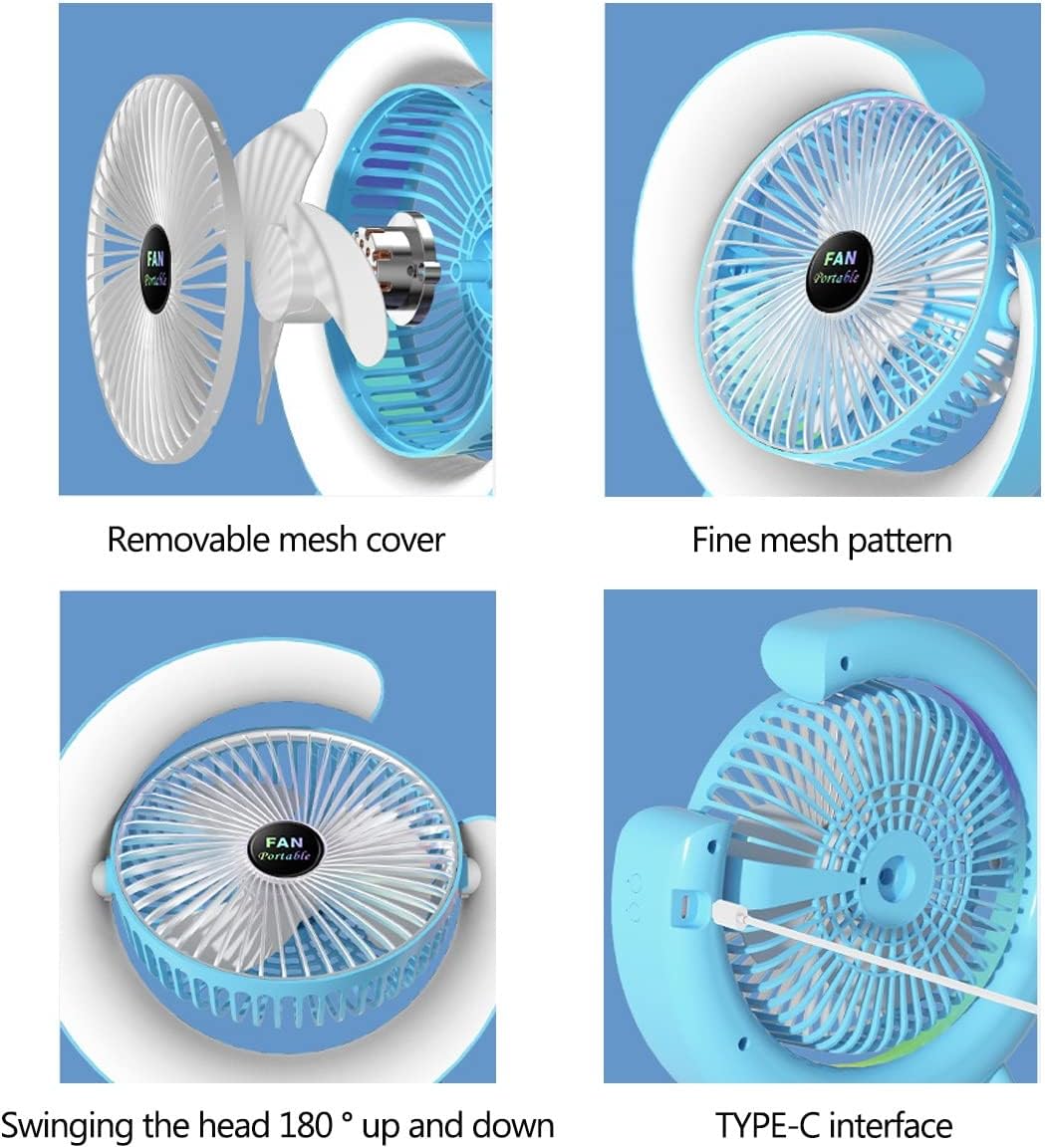 Multifunktionaler bunter Schreibtischventilator | Brehn