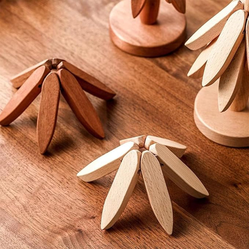 Brehn | Holz Baum Untersetzer Set