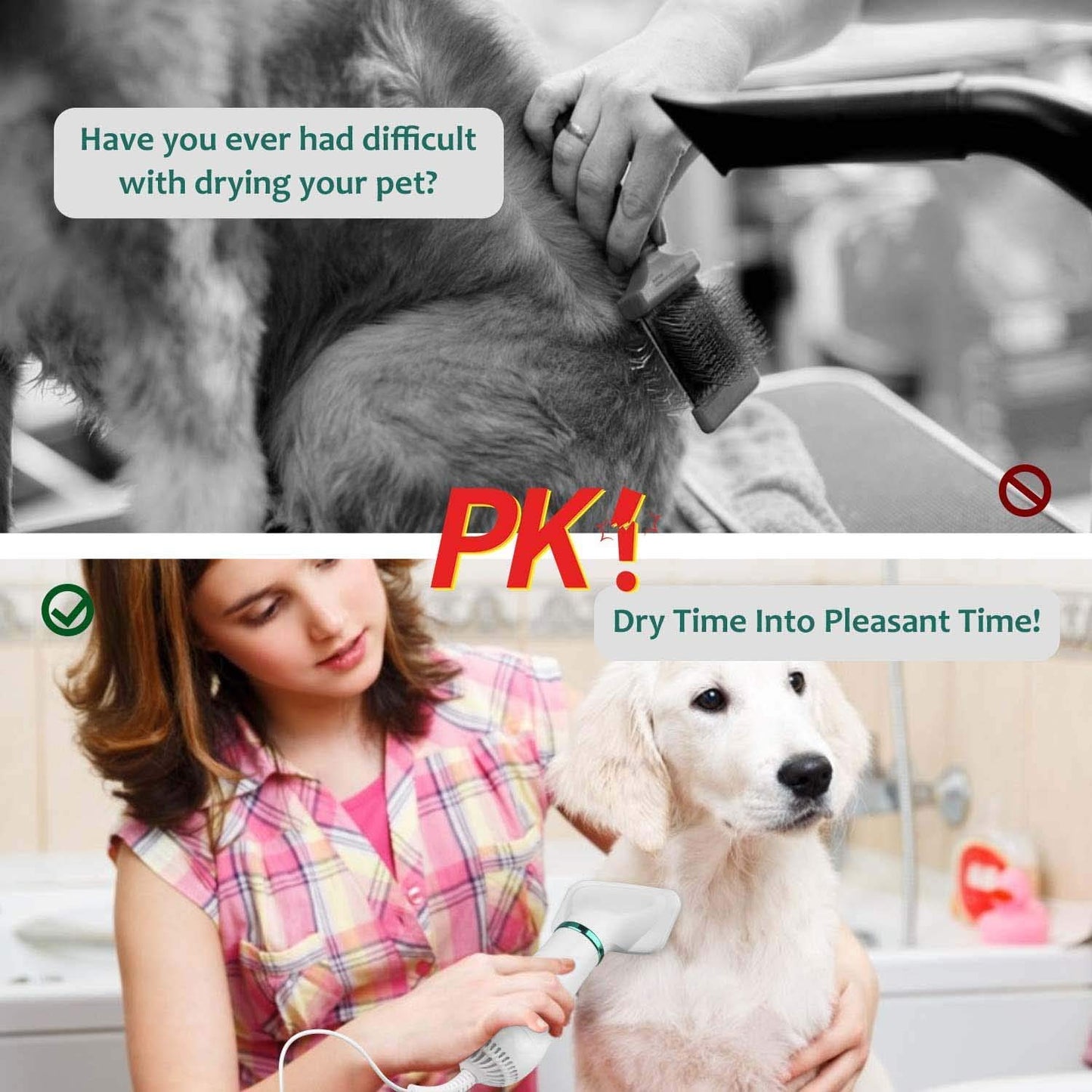 2-in-1 Hundefriseurtrockner