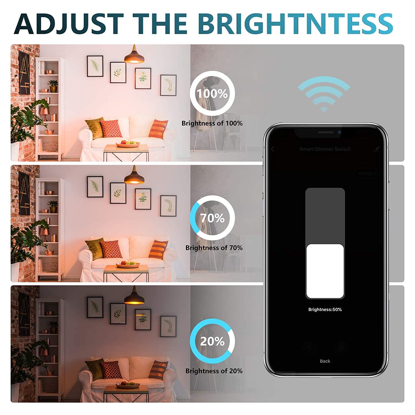Smart Dimmer Dimmschalter Berühren mit Fernbedienung | Brehn