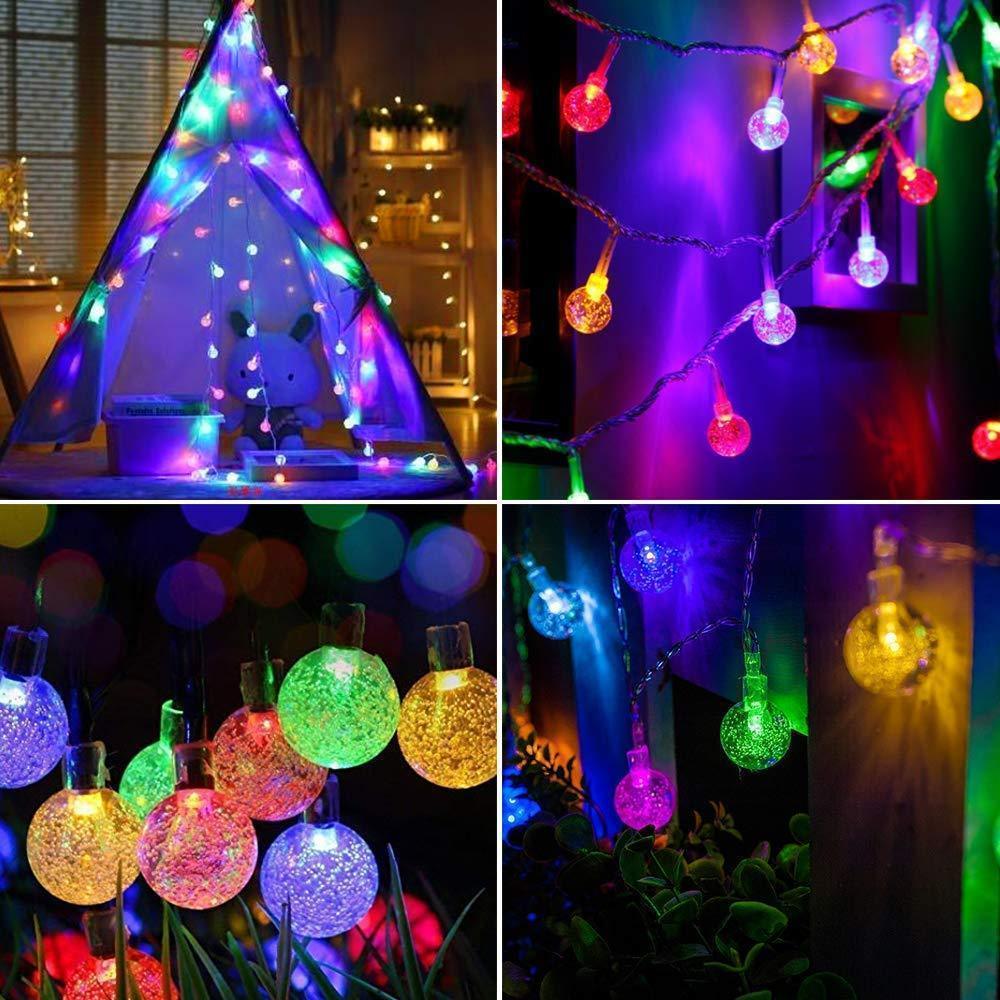 Solarbetriebene Kristallkugel Lichterkette | Brehn
