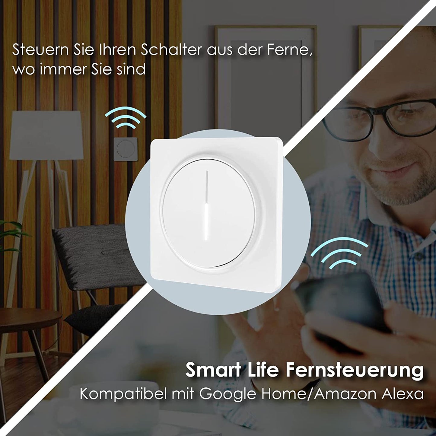 Smart Dimmer Dimmschalter Berühren mit Fernbedienung | Brehn