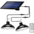 SolarDuo LED Lamp Set auf Solarenergie mit Fernbedienung | Brehn