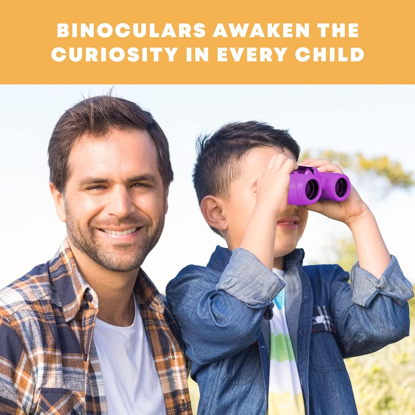 Brehn | Fernglas für Kinder Leichtgewichtiges Outdoor-Abenteuer