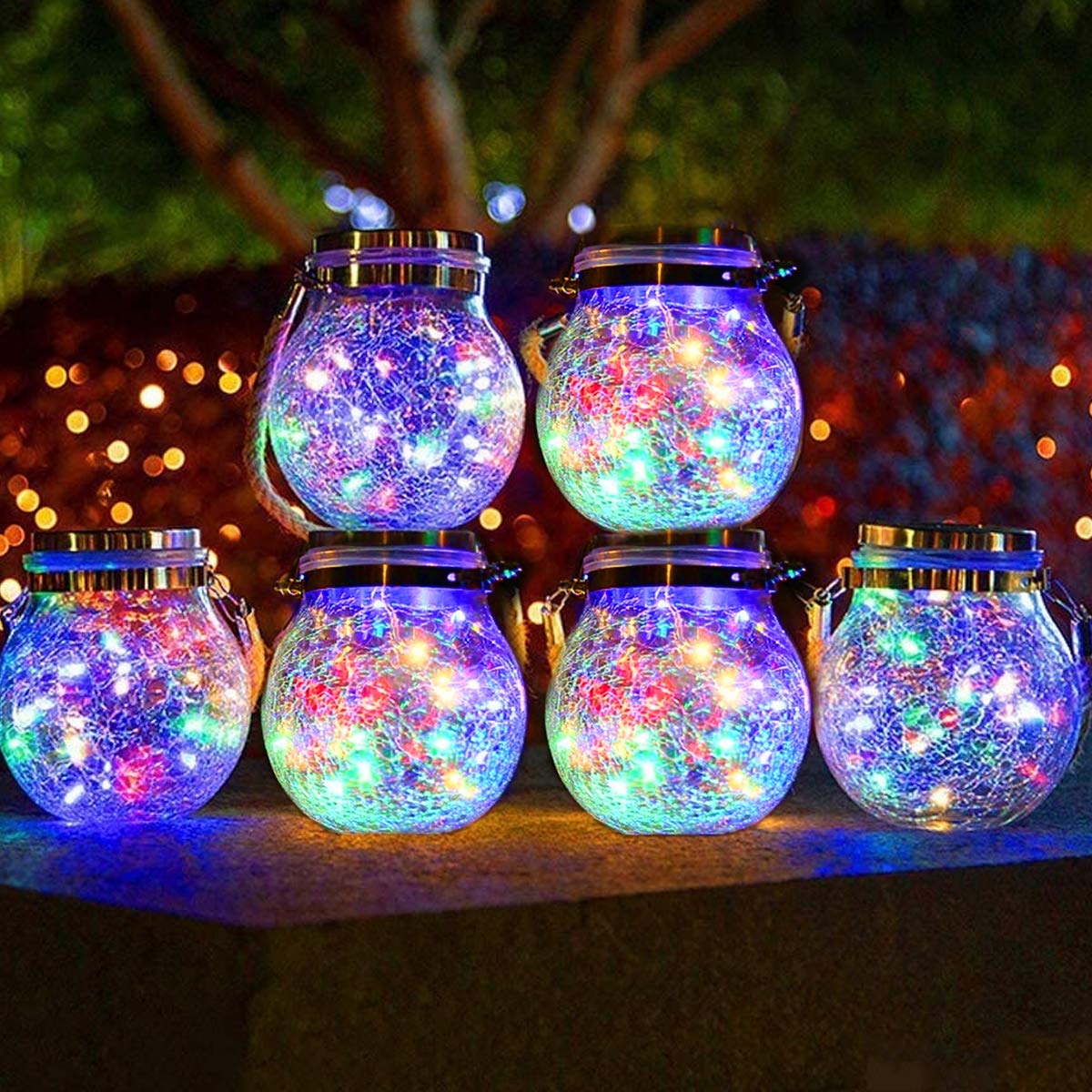 Solar Mason Jar Lampe - Lunara | Brehn
