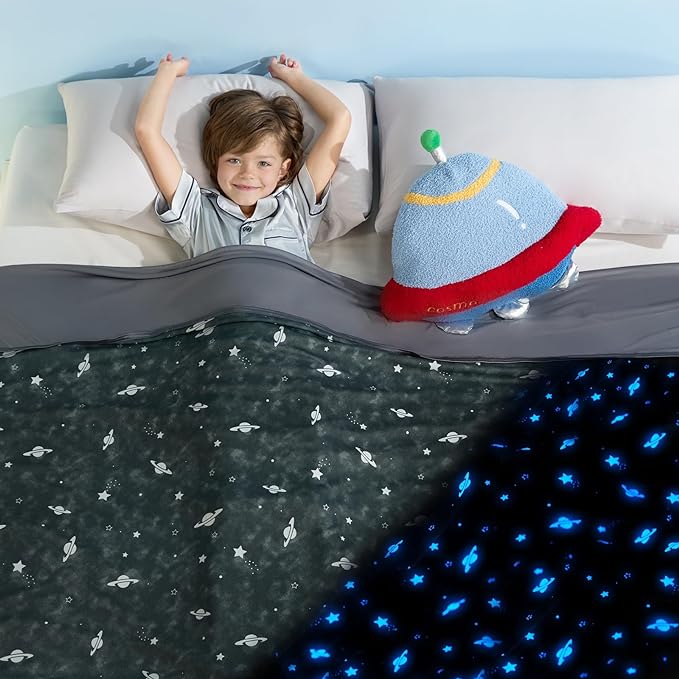 Leuchtende Kühldecke für Kinder – Q-Max > 0,5, Doppelseitig Farbe Schwarz | Brehn