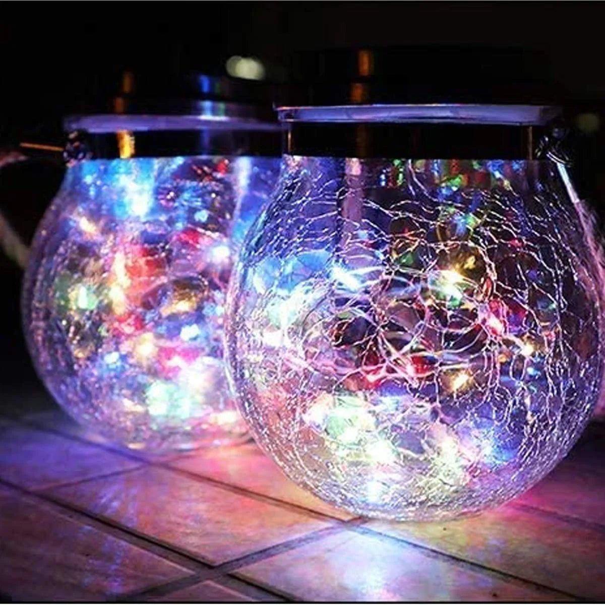 Solar Mason Jar Lampe - Lunara | Brehn