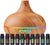 Brehn | Ultraschall-Diffusor & Top 10 ätherische Öle - 400ml Diffusor