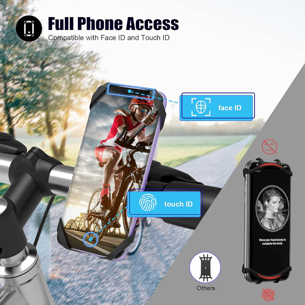 Fahrrad Handyhalterung 360° drehbar abnehmbar | Brehn