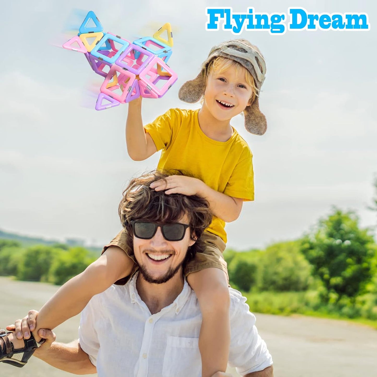 Brehn | Magnetische Fliesen Spielset - Erstelle endlose Bauabenteuer
