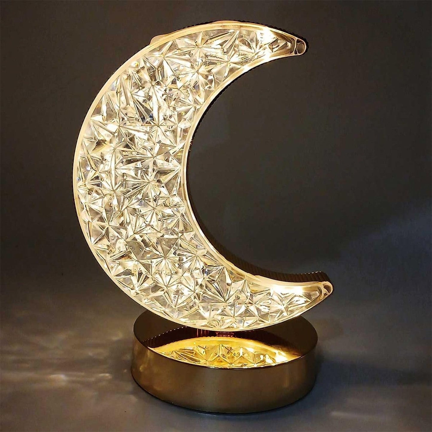 Halbmond Kristall Lampe | Brehn