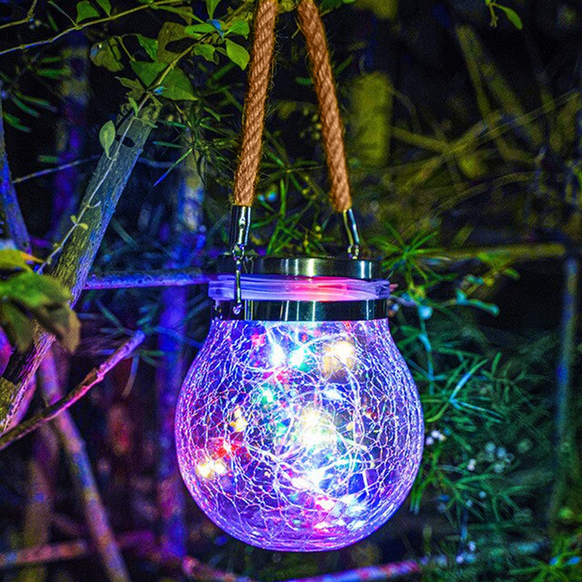 Solar Mason Jar Lampe - Lunara | Brehn