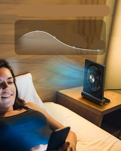 BreezeQuiet - Ultra-leiser und kompakter Tischventilator für einen ruhigen Luftstrom | Brehn