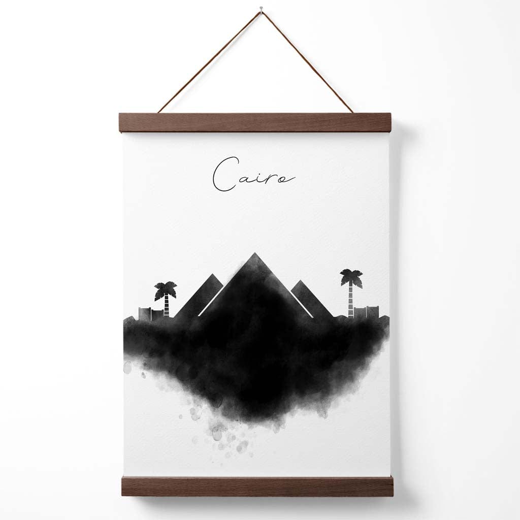 Kairo-Aquarell-Stadtbildposter mit Aufhänger