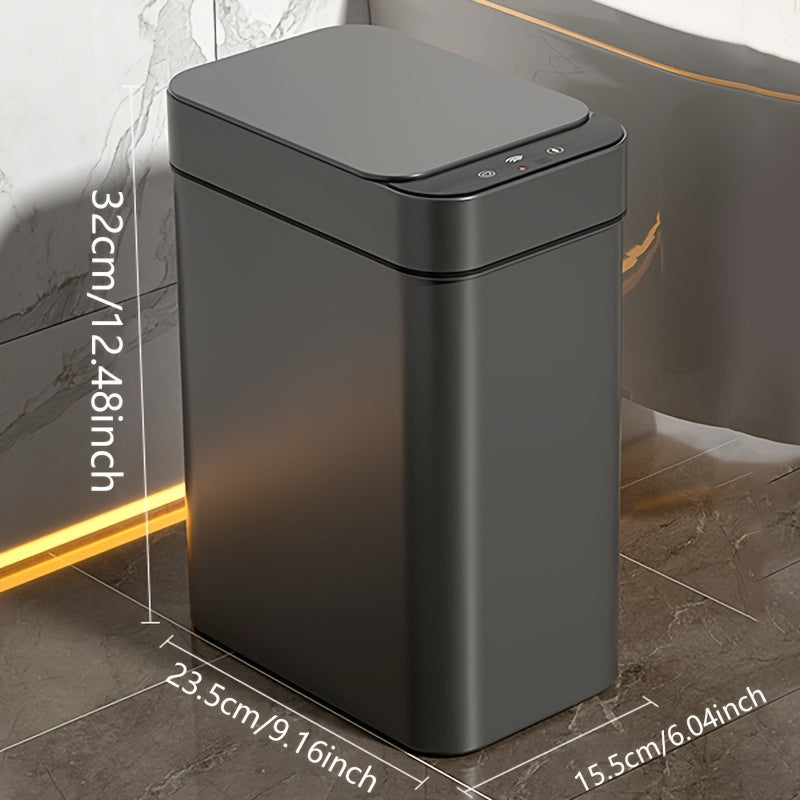 Set von 2 Smart Sensor Mülleimern – Berührungslos und Kompakt (Schwarz) | Brehn