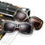 Damen oversized modische Sonnenbrille mit funkelnden Verzierungen Brehn