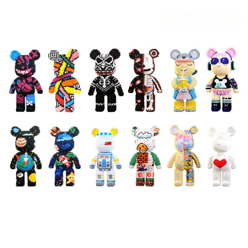Brehn | DIY Pixel Art Block Bärenfiguren – Kreatives Bauen & Sammlerausstellung