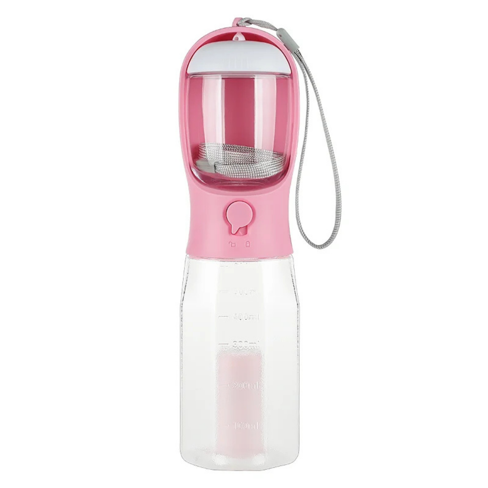 TrailBuddy™ – 3-in-1 Hunde-Trinkflasche mit Futterbox | Brehn