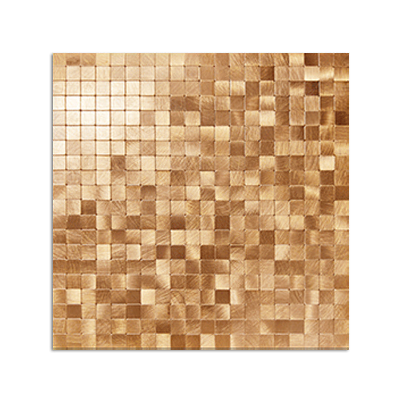 Mosaikfliesen Tapete Zeitgenössische Abzieh- und Klebetapete mit quadratischer Form