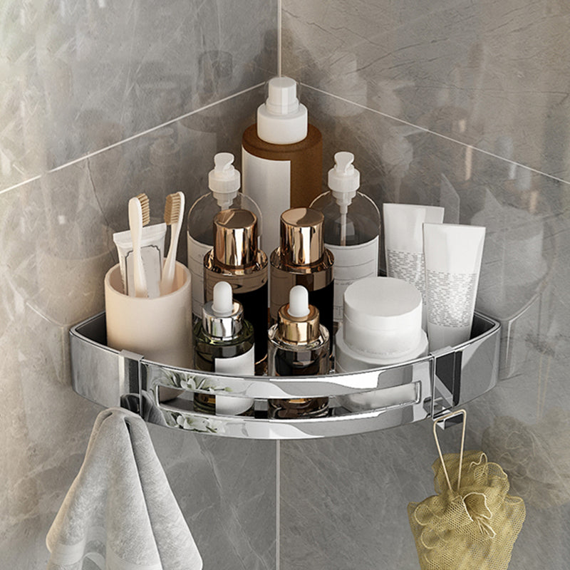 Brehn | Modern Gold/Silver 3-teiliges Badezimmer-Zubehörset, Bade-Regal