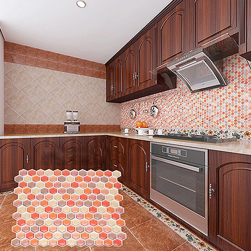 Buntes Mosaik Peel & Stick Fliesen Wasserdicht für Rückwand