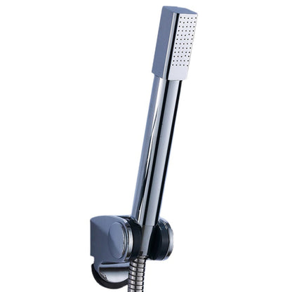 Einfacher Handheld Duschkopf Quadrat 304 Edelstahl Duschkopf