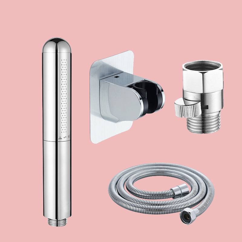 Einfacher Handheld Duschkopf Quadrat 304 Edelstahl Duschkopf
