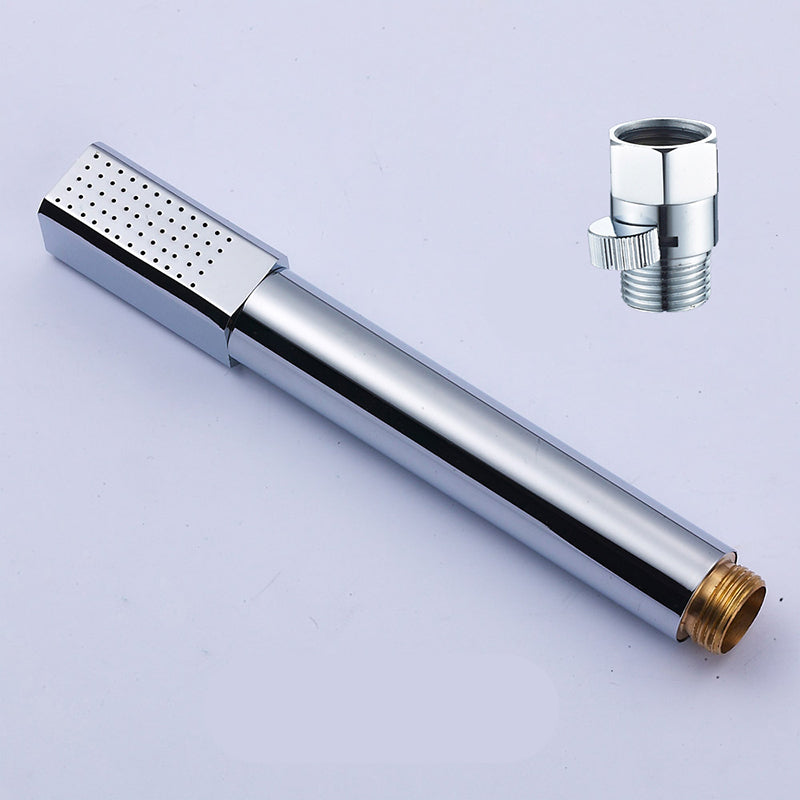 Einfacher Handheld Duschkopf Quadrat 304 Edelstahl Duschkopf