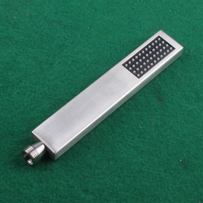 Einfaches Rechteck Duschkopf 304 Edelstahl Handbrause