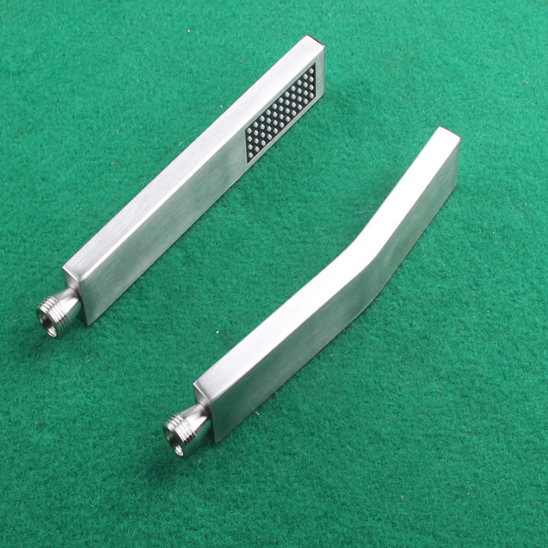 Einfaches Rechteck Duschkopf 304 Edelstahl Handbrause