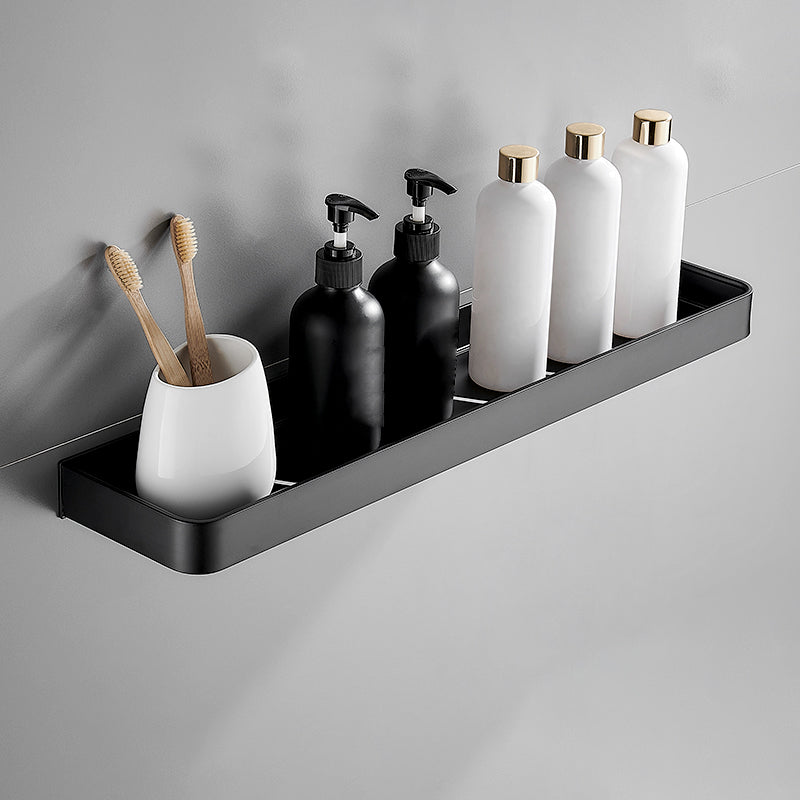 Matt Schwarz Badezimmer Set Modern 1/2 - Stück Edelstahl Badregal
