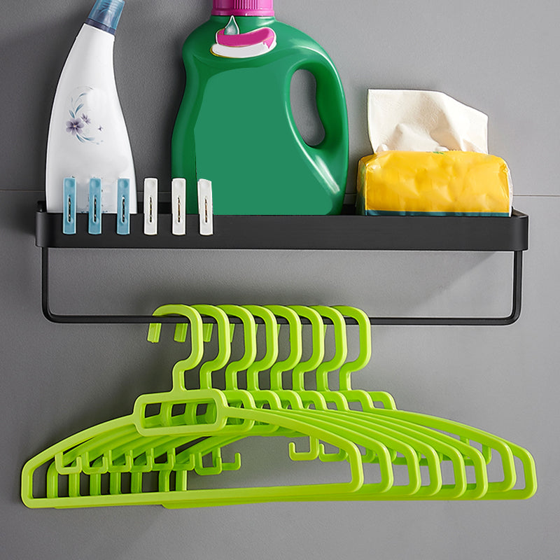 Matt Schwarz Badezimmer Set Modern 1/2 - Stück Edelstahl Badregal