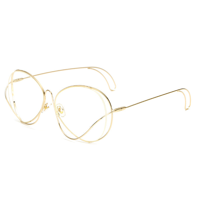 Damen modische Halbrahmenbrille mit filigranem, minimalistischen Design Brehn