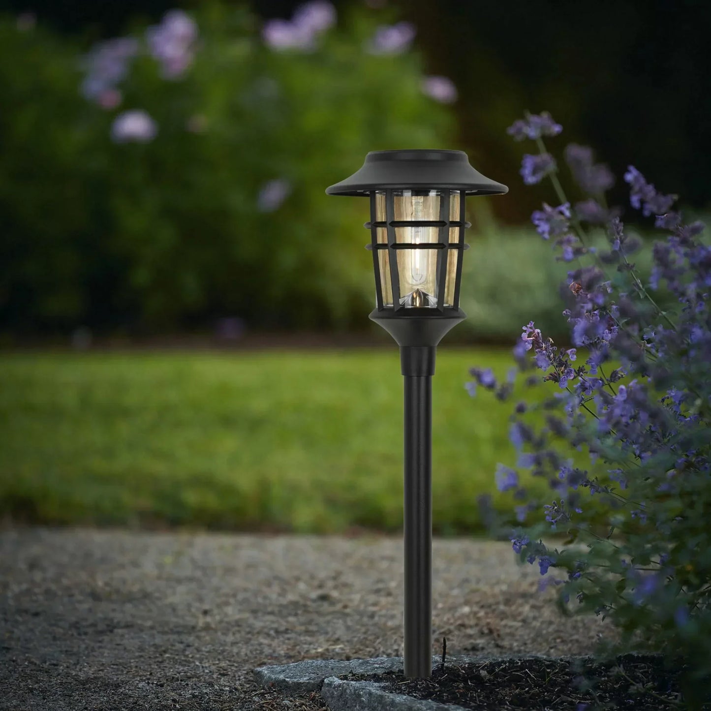 Premium Solar Fackel Gartenlampen - Set von 6