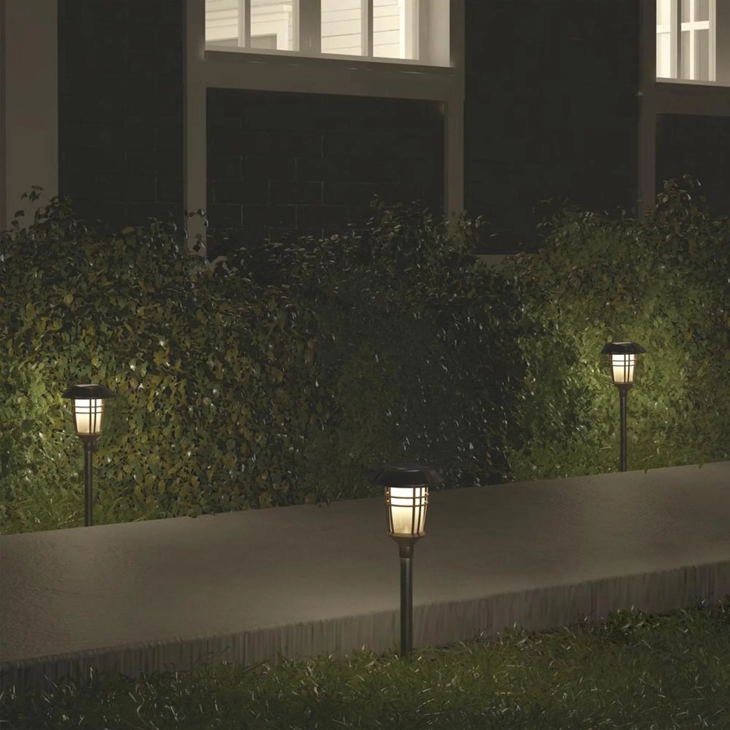 Premium Solar Fackel Gartenlampen - Set von 6