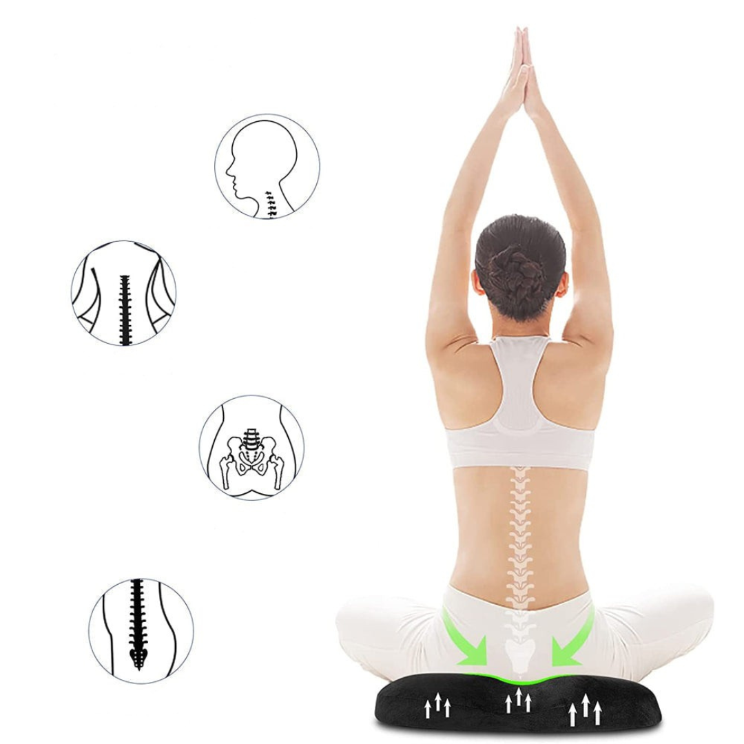 Orthopädisches Donut-Sitzkissen aus Memory-Schaum