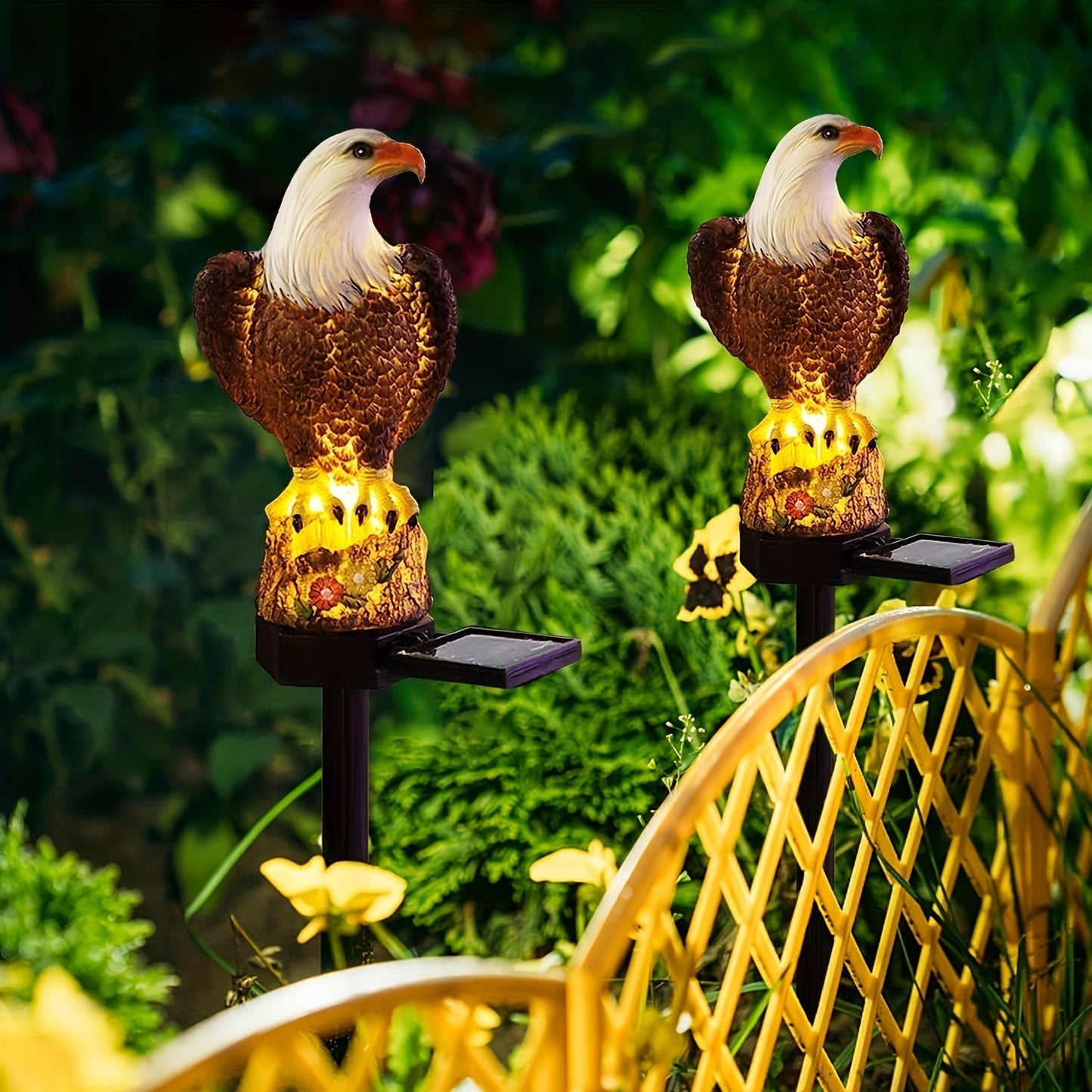 SolarGlow Eagle - Stylische Solarleuchte für Gartenbeleuchtung | Brehn
